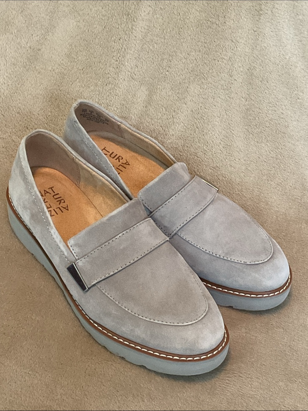 Naturalizer Adiline Women’s Loafer Slip On Grey Size 8